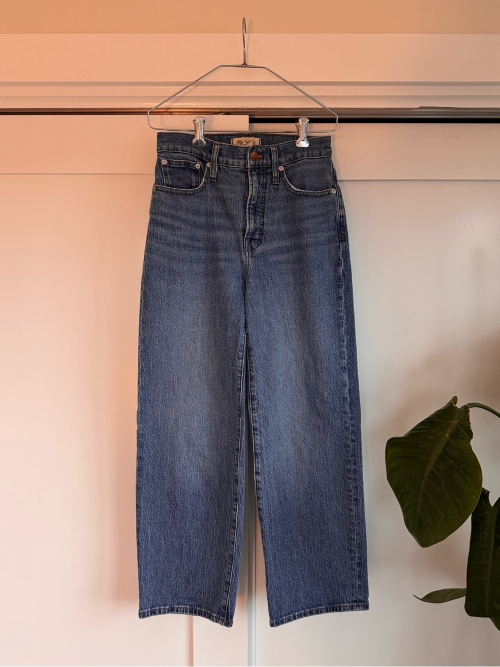 Madewell Perfect Vintage Wide Leg Crop Jeans - 25